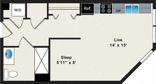 Floorplan - Reside on Green Street