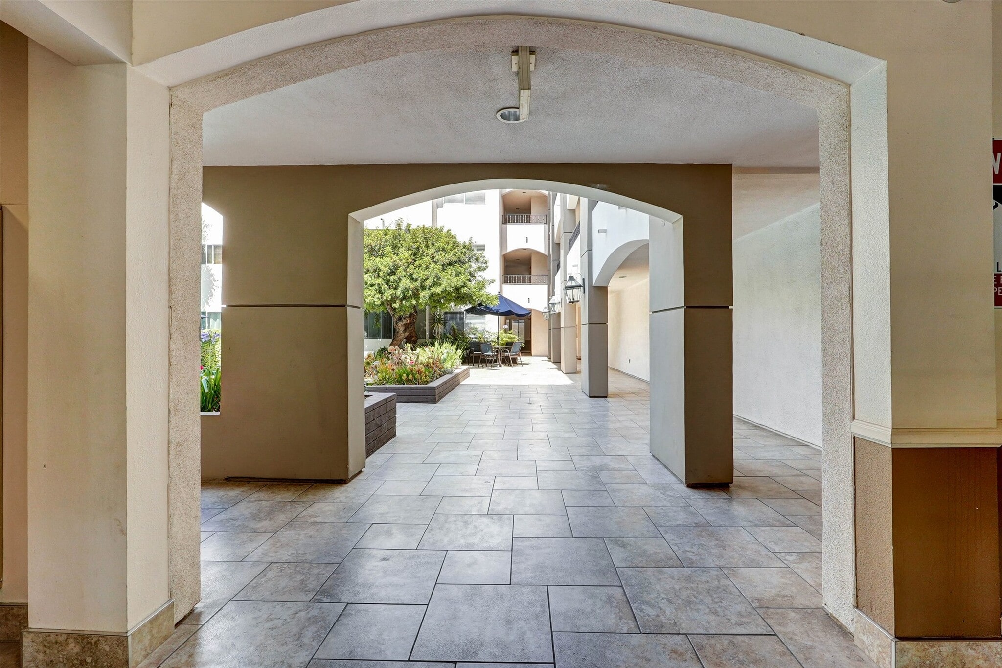 Entry to building grounds - 4637 Willis Ave