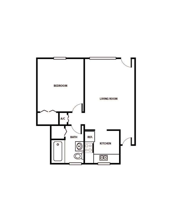 Floorplan - Woodlawn Park Apartments