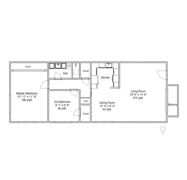 Floor Plan - 1813 12th St