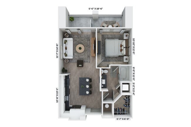Floorplan - District 757 Apartments
