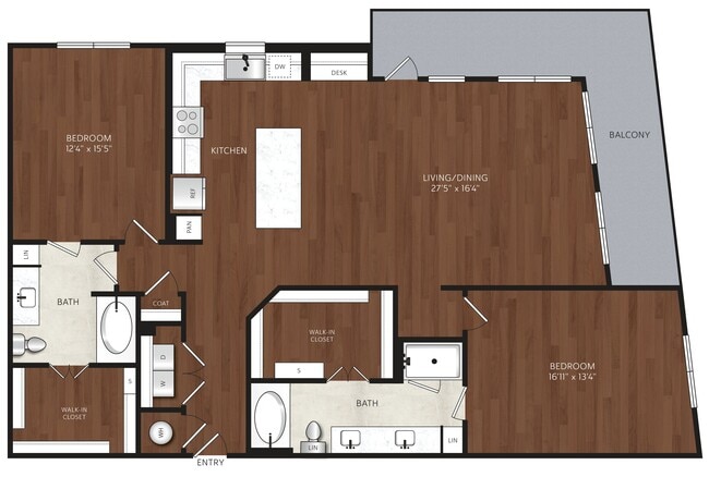 Floorplan - The Park at Katy Trail