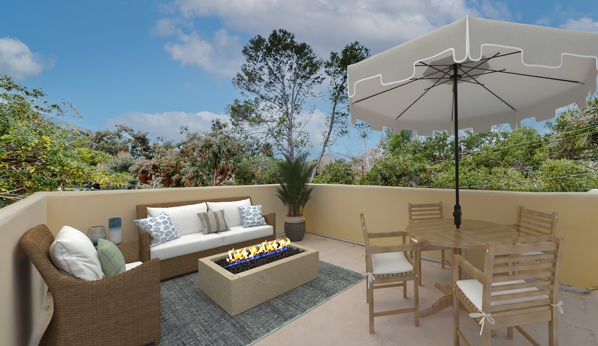 Patio off of upper level - 25648 Timpangos Dr