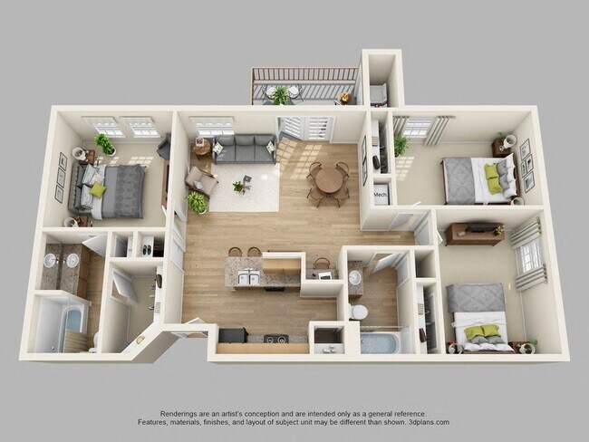 Floorplan - The Palmera on 3009