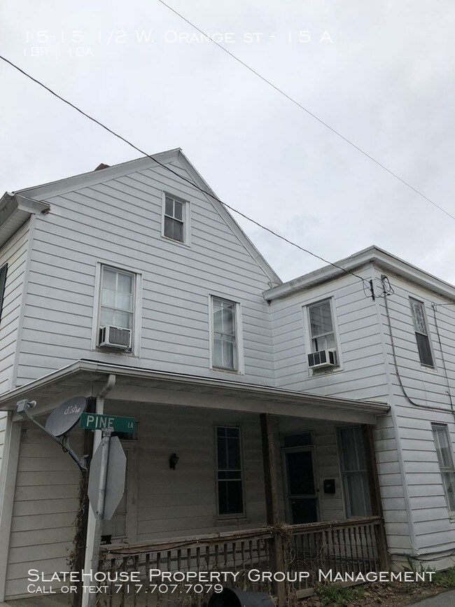 1st Floor, 1 Bedroom Apartment for Rent 21512 W Orange St Lititz PA