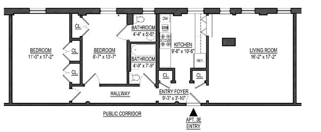 Apartment 3E - Terrace Court