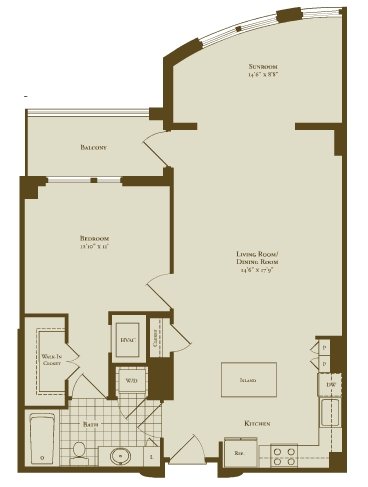 1BR/1BA - One Park Crest