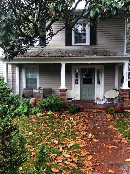 Front of home in fall - 512 13th St NW