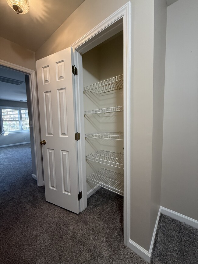 upstairs linen closet - 110 Sudbury Ln