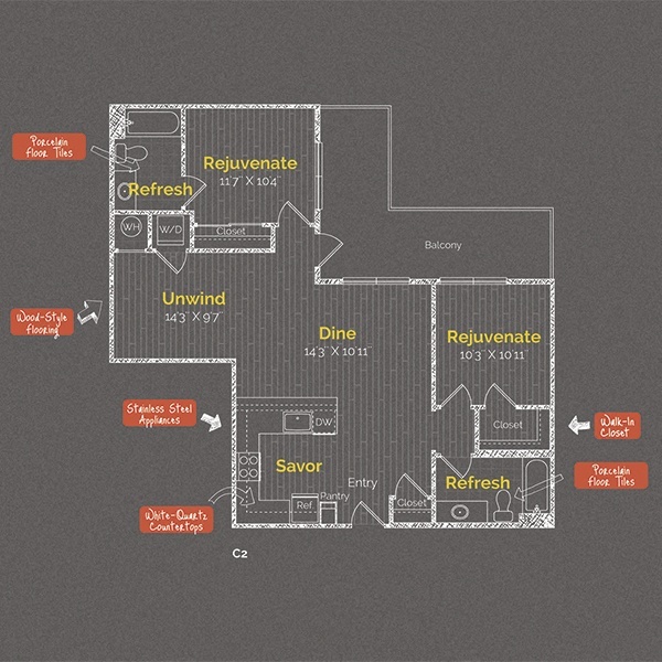 Floorplan - The Maxwell