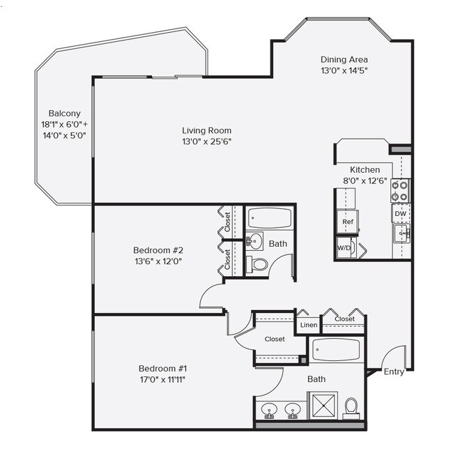 Floorplan - 10 West Apartments