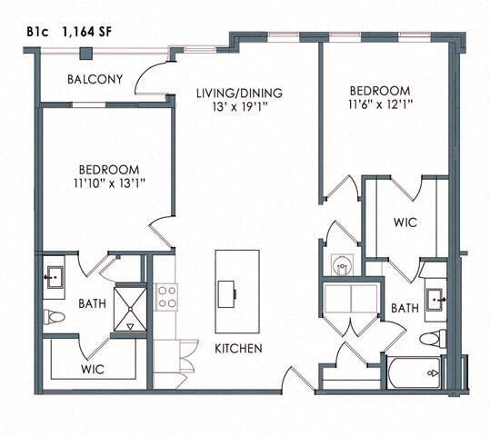 Floorplan - Meeder Flats Apartment Homes