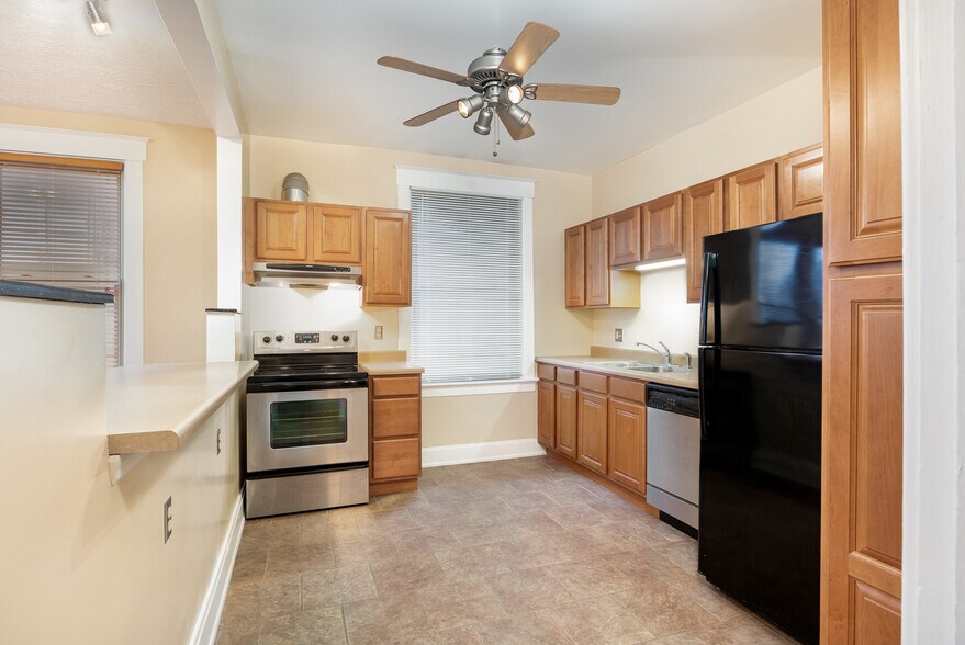 Modern Kitchen / Tile Flooring - 5248 Montgomery Rd