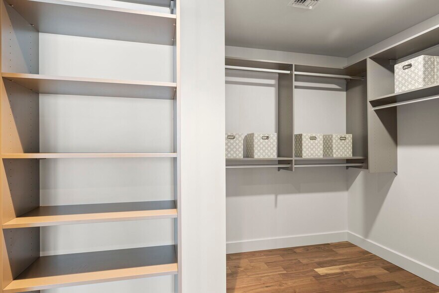 Spacious walk-in closet with organization - 4422 N 75th St