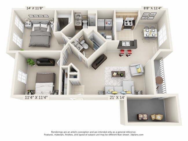 Floorplan - Washington Park