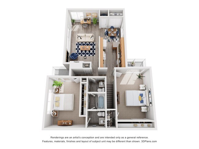 Floorplan - Cascade Park Apartments