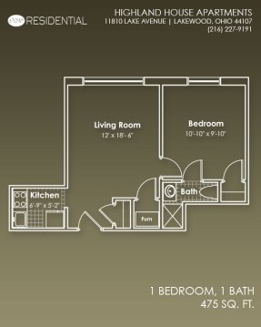 1BR/1BA - AIY Lakewood Area Apartments