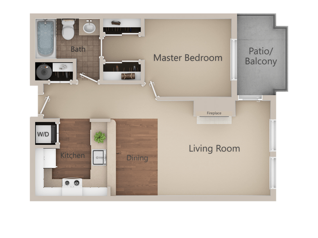 Floorplan - Metropolitan Place Apartments