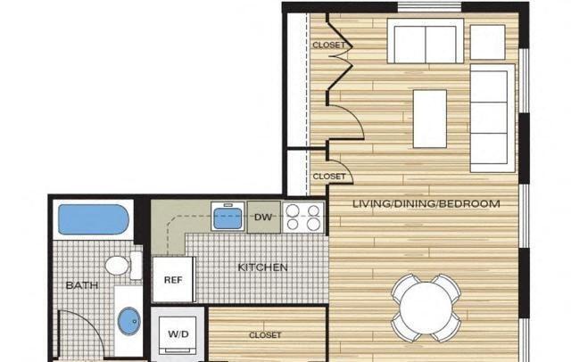 Floorplan - Clayborne Apartments