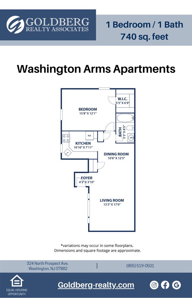 Floorplan - Washington Arms Apartments