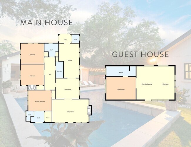 Building Photo - 3 Bedroom 2.5 Bathroom Home w/ 1 Bedroom 1 Bathroom Guest House & Pool!!