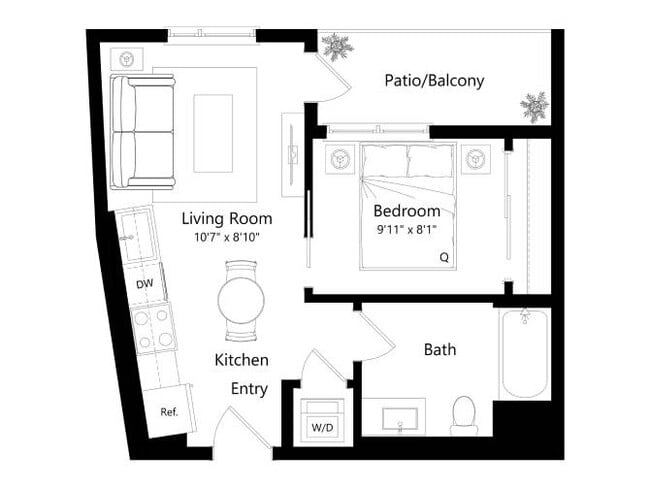 Floorplan - The Santa Monica Collection - 1650 Lincoln