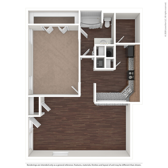 Floorplan - Castle Terrace Apartments