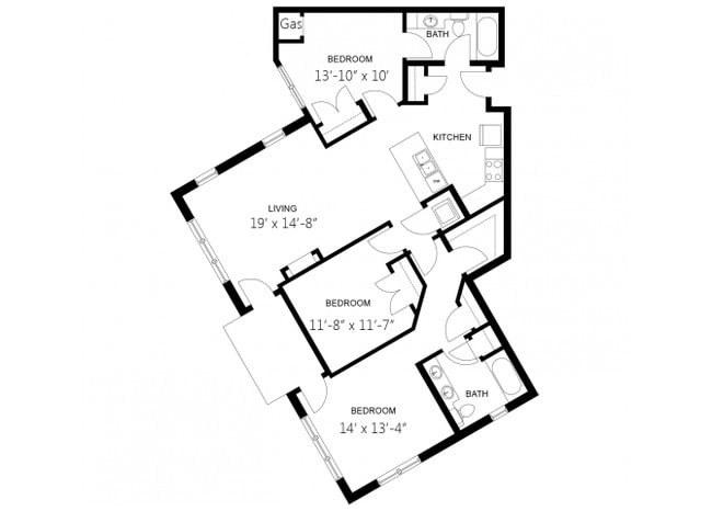 Floorplan - Siena Apartment Homes