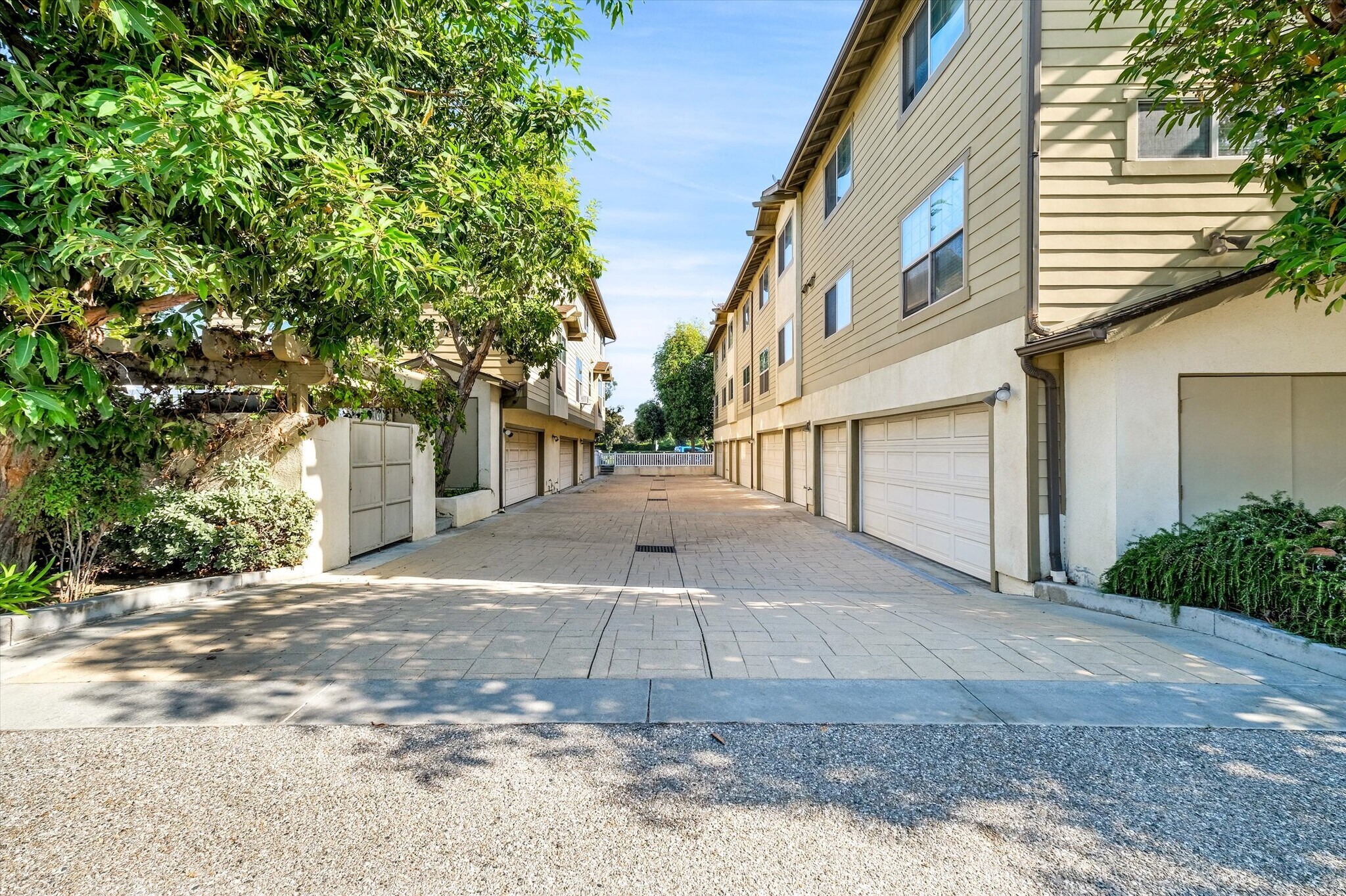 Entry to garages - 759 Border Ave
