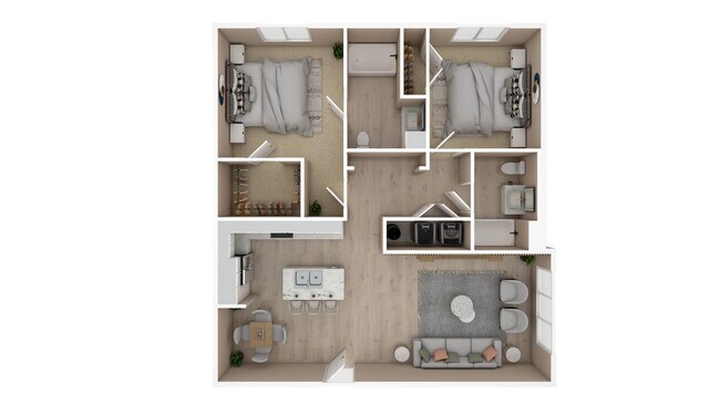 Floorplan - The Met Apartment Homes