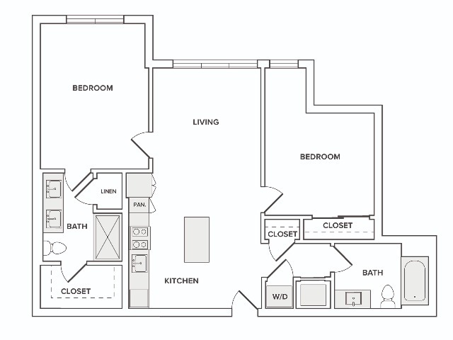 B01 977 sq. ft. - Modera Founders Row