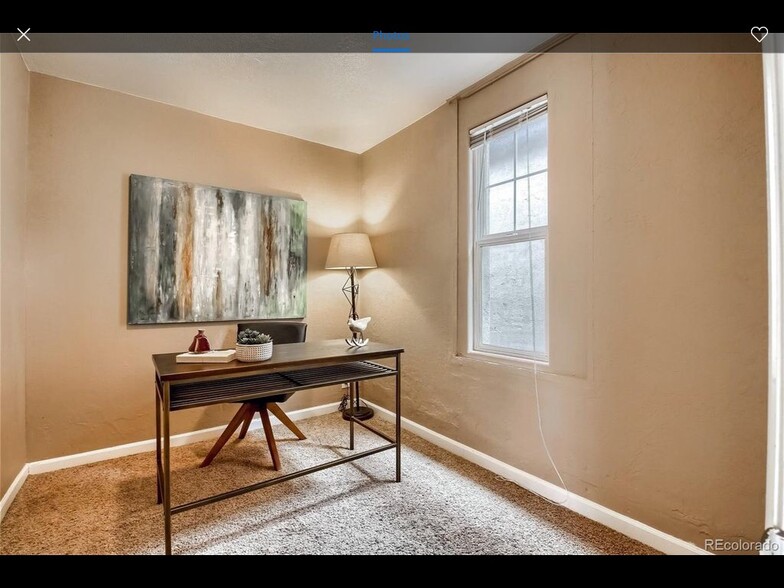 1st floor bedroom or office - 3451 N Downing St
