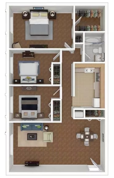 Floorplan - Rock Creek Terrace
