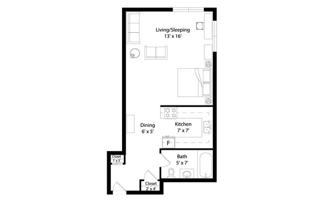 Floorplan - The Venue On Knox Apartments