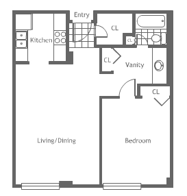 1BR/1BA - The Metropolitan Condos