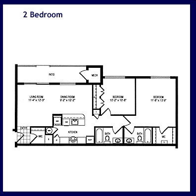 2BR/2BA - Cavalier Court