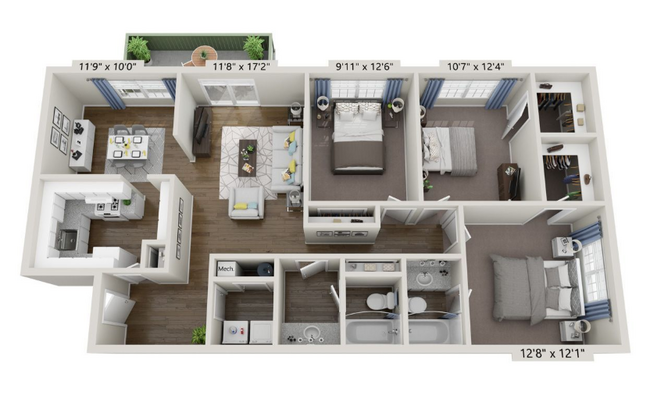 Floorplan - The Commons at Briarwood Park