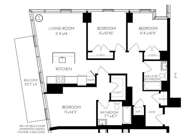Floorplan - The Benjamin Seaport Residences