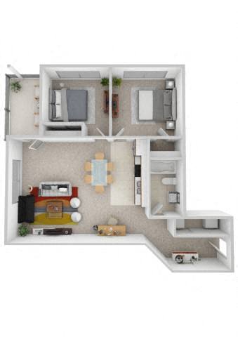 Floorplan - River Mill Lofts & Skyloft