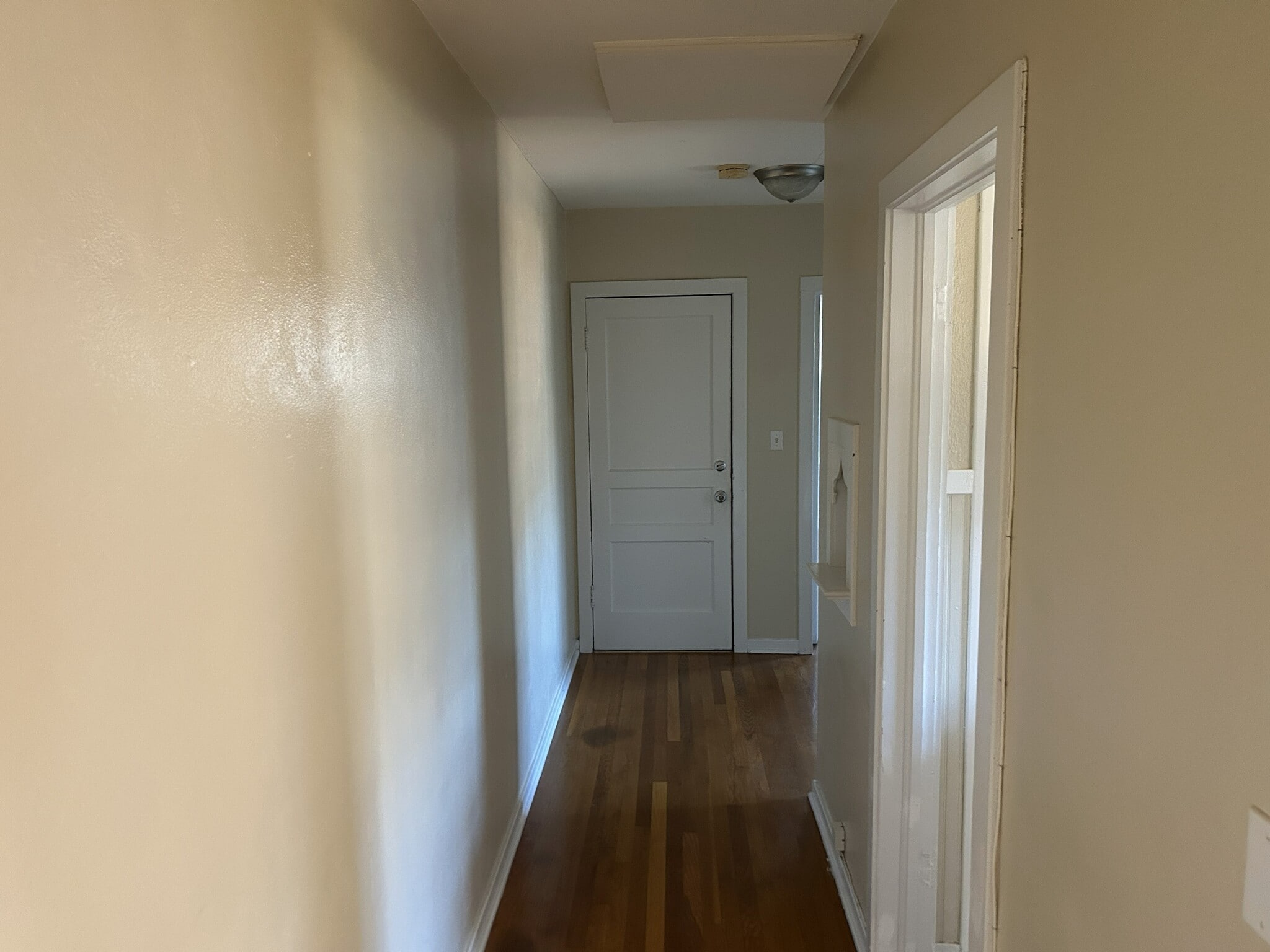 Back door at other end of hallway - 208 Circular Rd