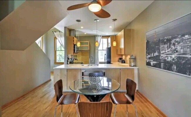 View from living room into kitchen - 692 Kirkwood Ave SE