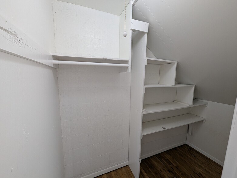 Inside storage closet (under interior stairwell to upstairs unit) - 1626 Southeast Lexington Street