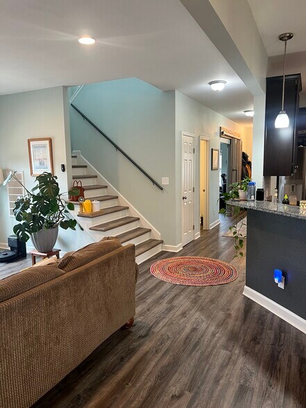 Stairway downstairs - 9572 6th Bay St