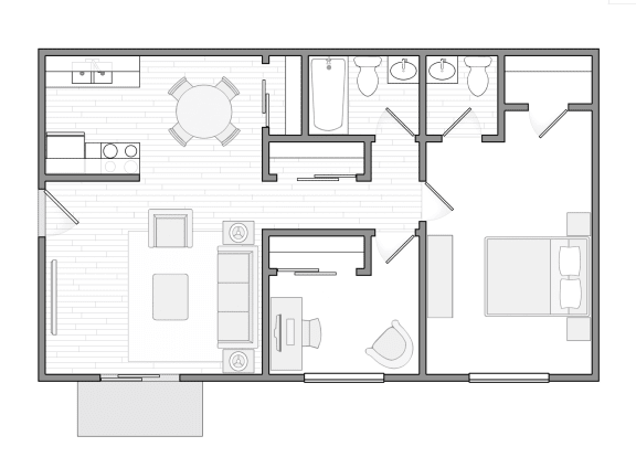 Floorplan - Hyde Park Flats