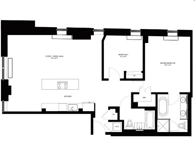 2BR/2BA - Henry Street Condominiums