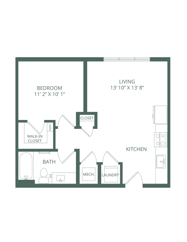 Floorplan - The Bellevue