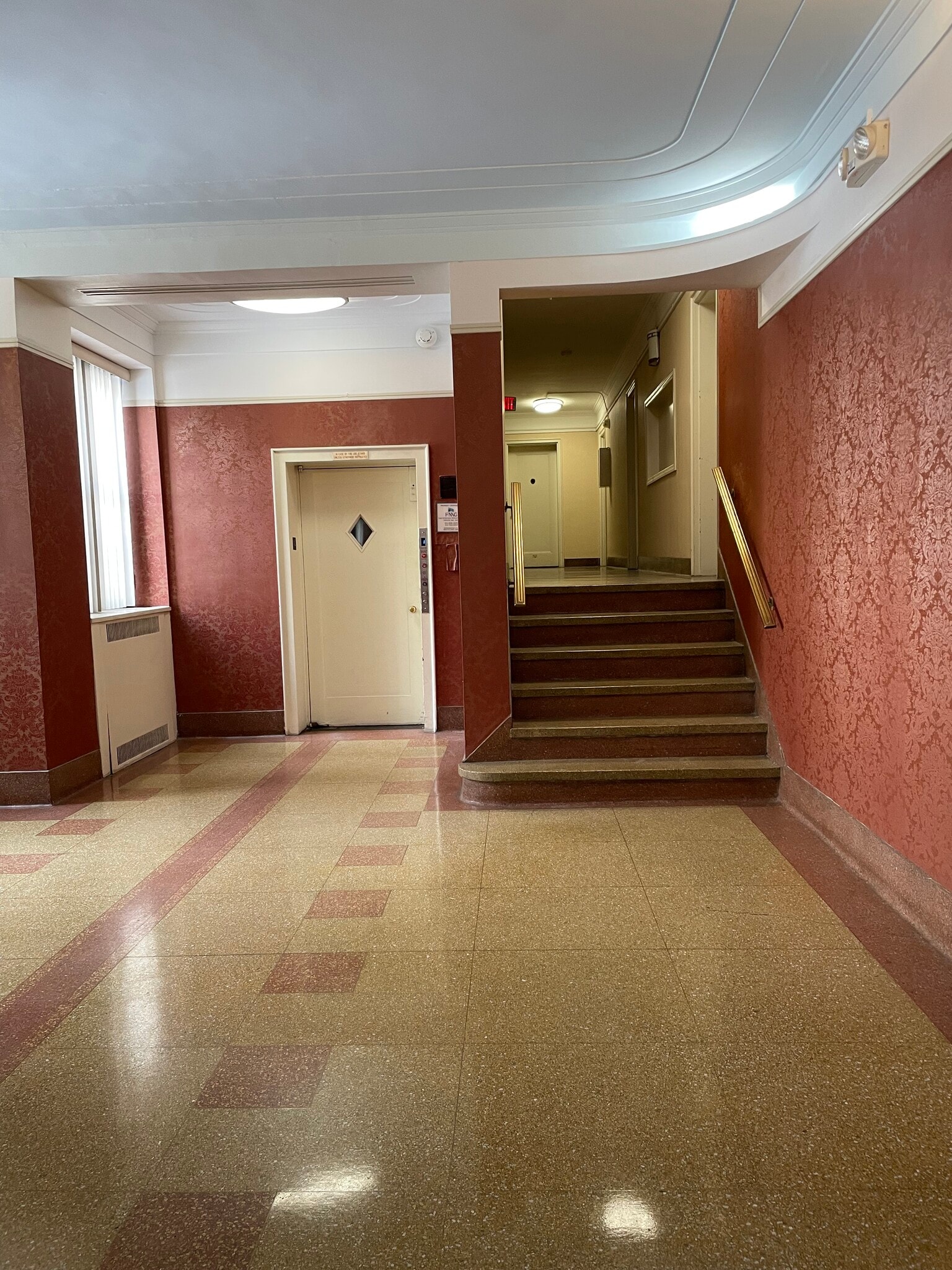 Apartment is at the top of the stairs on the right in the back. - 210 Martine Ave