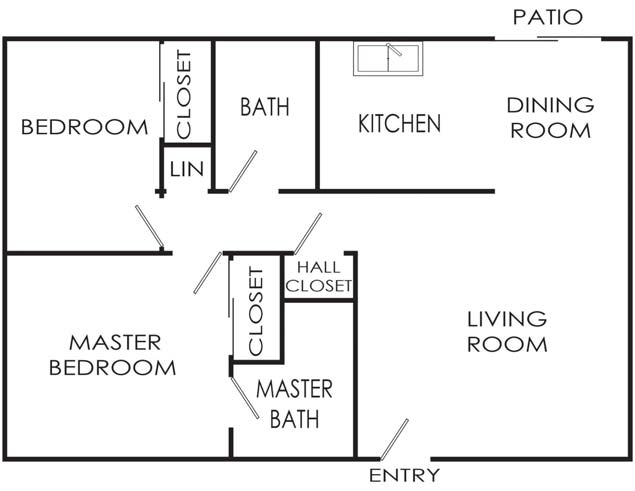 2BR/2BA - Palm West Village