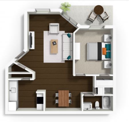 Floorplan - La Salle Apartments