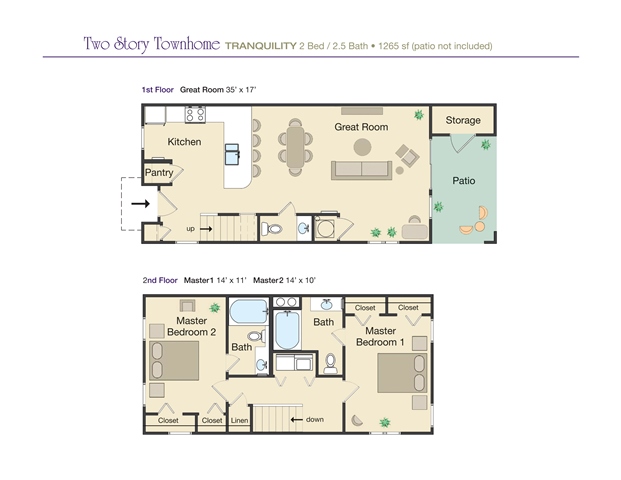 Floorplan - Loch Raven Pointe Apartments and Townhomes